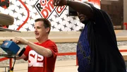 Rob and Big Black play ultimate dodgeball.