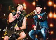 Andreas Gabalier und Klaus Meine von den Scorpions