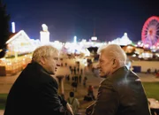 Pause mit Blick auf die Wiesn: Udo Wachtveitl als Hauptkommissar Franz Leitmayr, Miroslav Nemec als Hauptkommissar Ivo Batic