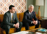 Gespräch mit dem Kunden: Jon Hamm als Don Draper, John Slattery als Roger Sterling