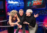 Nadeschkin, Ursus und Moderatorin Susanne Kunz