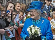 Queen Elisabeth II. in Nordwales