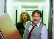 Böse Überraschung vor der Haustür: Götz George als Horst Schimanski, Denise Virieux als Marie-Claire