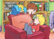 Henry liebt es, seinen kleinen Bruder Peter zu ärgern