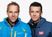 Kommentatoren Michael Bont und Jann Billeter