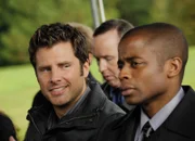 Beerdigung für einen Seehund: James Roday als Shawn Spencer (l.), Dulé Hill als Burton «Gus» Guster (r.)