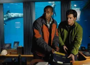 Einbruch ins Aquarium: Dulé Hill als Burton «Gus» Guster, James Roday als Shawn Spencer