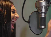 Conchita im Tonstudio