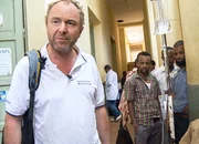 Jörg Pelzer im Spital von Jimma