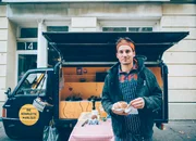 Fabian Zbinden verkauft seine Suppe aus dem Foodtruck