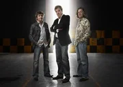 Richard Hammond (l), Jeremy Clarkson (m), James May (r)