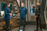 Adira, Paul (M.) und Hugh (Wilson Cruz) halten zusammen