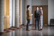 YOU (L to R) BEN MEHL as DANTE, PENN BADGLEY as JOE GOLDBERG, and TATI GABRIELLE as MARIENNE in episode 307 of YOU Cr. JOHN P. FLEENOR/NETFLIX © 2021