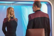 Seven geigt Captain Shaw (Todd Stashwick) die Meinung