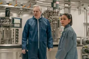Dr. Wilfred Cole (Jay Karnes) und Rose Larkin (Luciane Buchanan) haben Angst