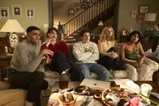 FX's Adults -- Ep. 206 -- Pictured: (l-r) Owen Thiele as Anton, Jack Innanen as Paul Baker, Malik Elassal as Samir., Lucy Freyer as Billie, Amita Rao as Issa. CR: Michael Gibson/FX FX's Adults -- Ep. 206 -- Pictured: (l-r) Owen Thiele as Anton, Jack Innanen as Paul Baker, Malik Elassal as Samir., Lucy Freyer as Billie, Amita Rao as Issa. CR: Michael Gibson/FX