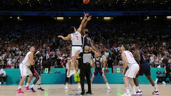 USA and Serbia Basketball Mens Olympic Teams