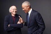 Trotz ihrer Streitereien haben Larry David und Barack Obama (r.) Spaß bei der Produktion Trotz ihrer Streitereien haben Larry David und Barack Obama (r.) Spaß bei der Produktion