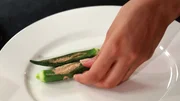 Gefüllte Okra-Schoten