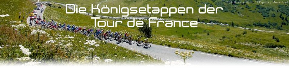 Die Königsetappen der Tour de France