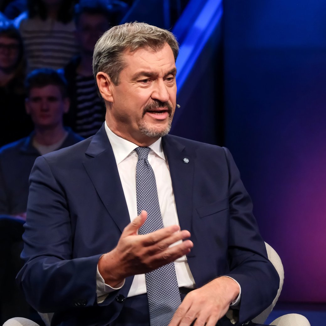 Markus Söder wagt sich in die "Arena": CSU-Chef stellt Fragen der Bürger/WDR/Oliver Ziebe Markus Söder wagt sich in die "Arena": CSU-Chef stellt Fragen der Bürger/WDR/Oliver Ziebe