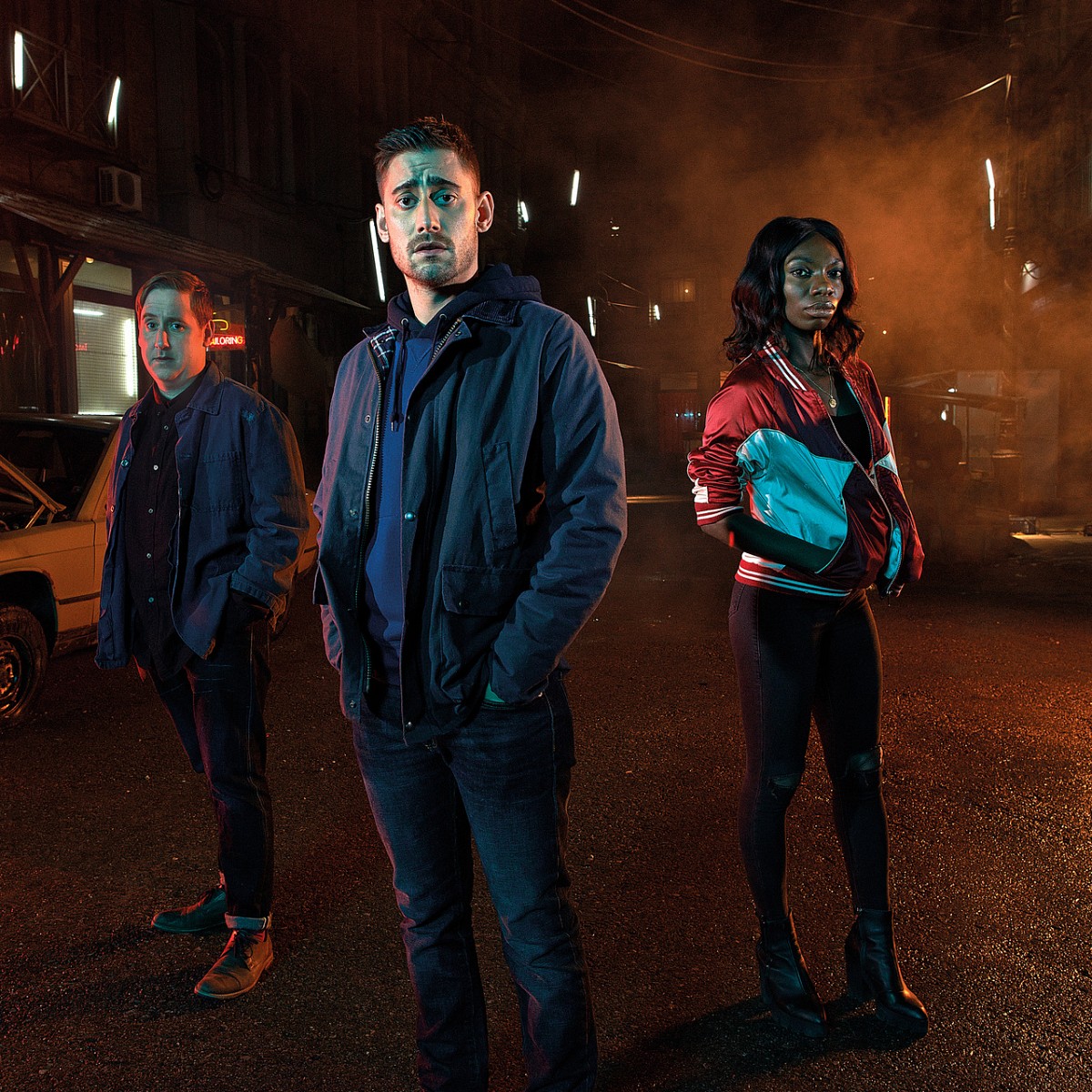 Vor dem Start "The Aliens" Originelle, britische ScienceFiction