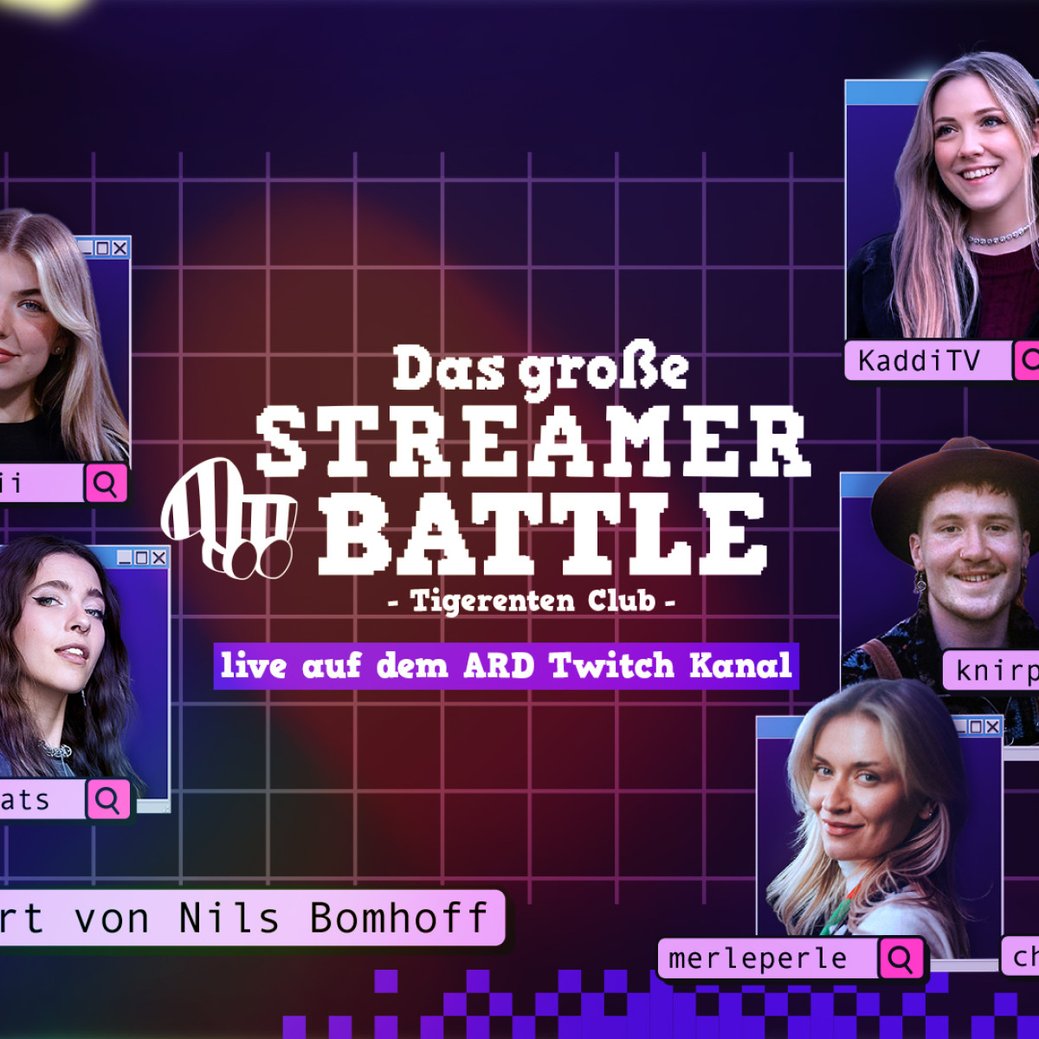 "Tigerenten Club" goes Twitch: Vierstündiges Streamer-Battle angekündigt/SWR "Tigerenten Club" goes Twitch: Vierstündiges Streamer-Battle angekündigt/SWR