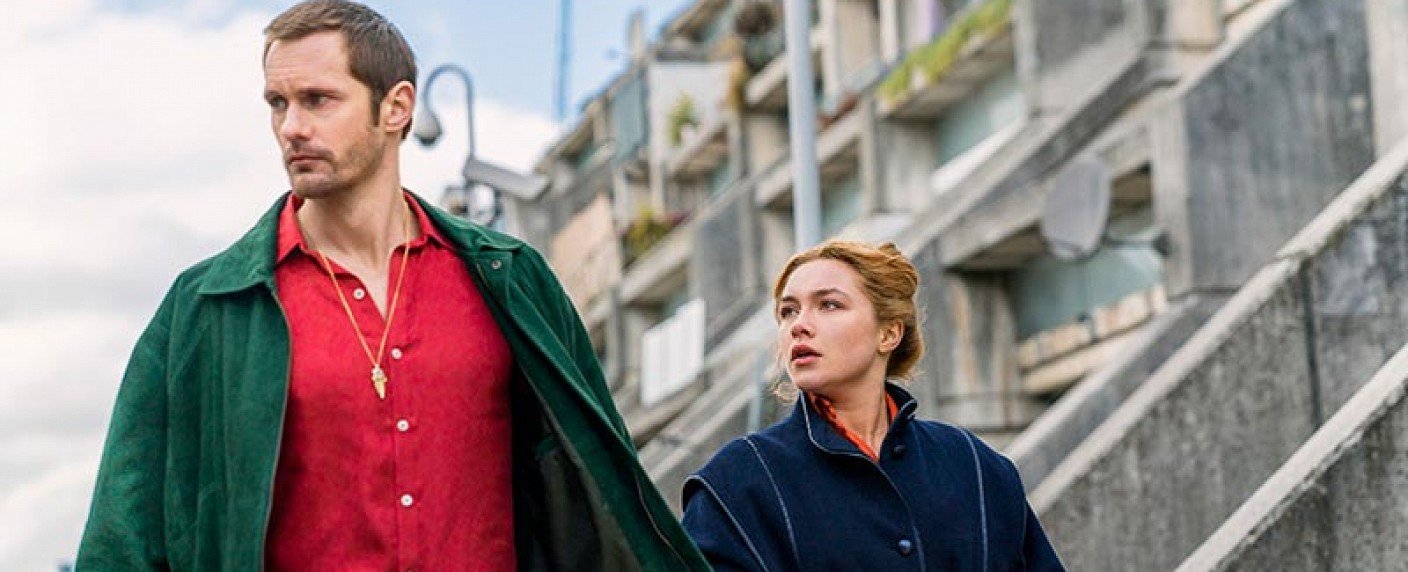 Alexander Skarsgård und Florence Pugh in John-le-Carré-Adaption