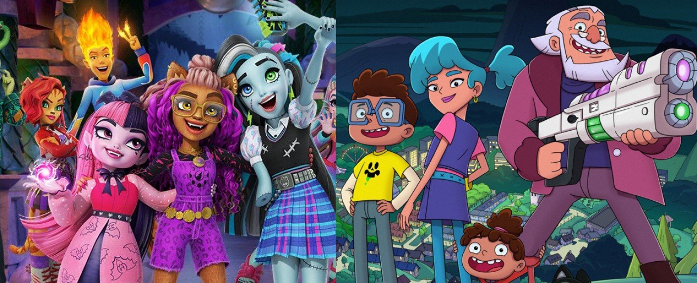 Animationsserien "Monster Loving Maniacs" und "Monster High"