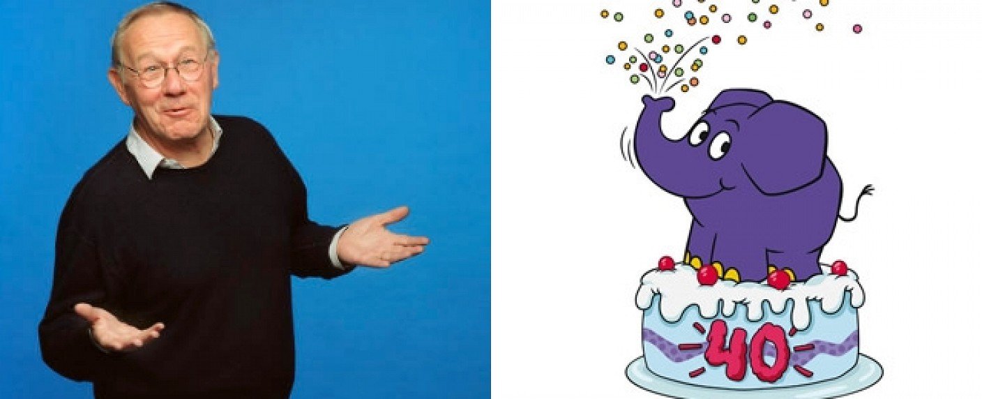 Armin Maiwald wird 75, der kleine blaue Elefant wird 40