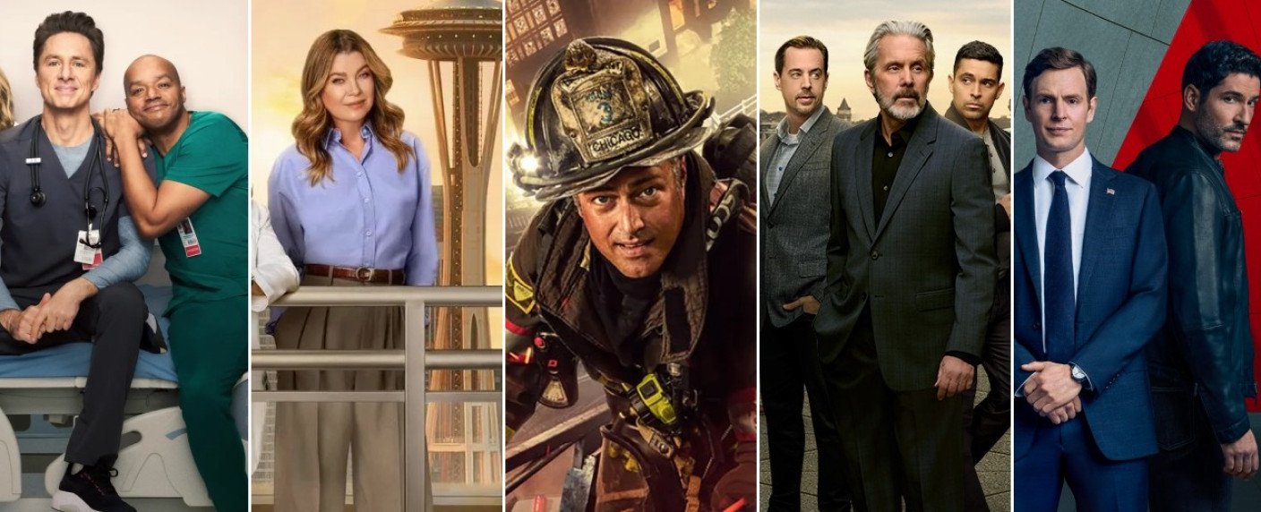 Wie steht es um "Grey's Anatomy", "The Rookie", "Scrubs", "Ghosts" und Co.?