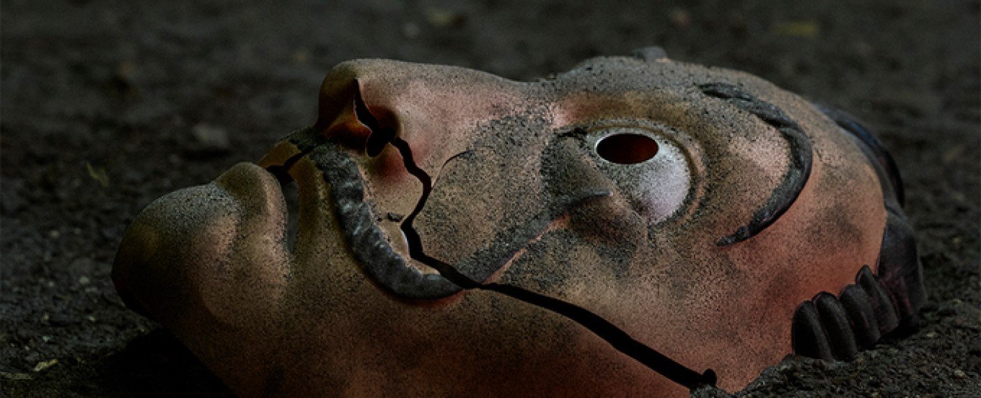 Das Team des Professors steht mit dem Rücken zur Wand