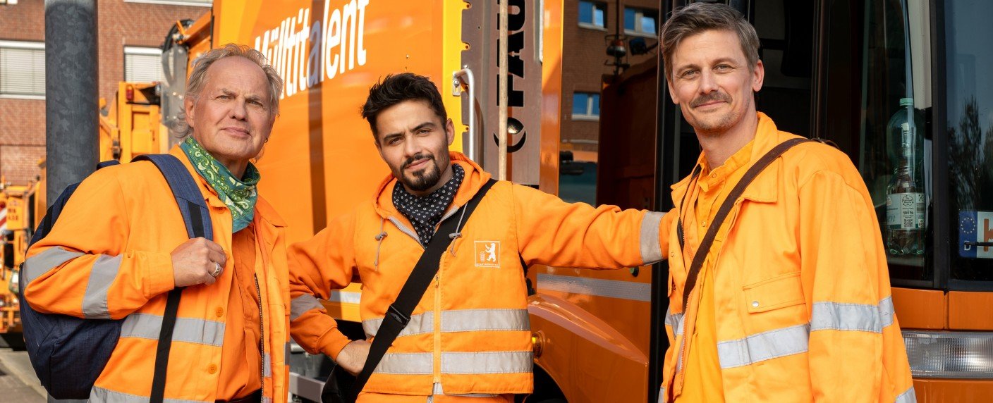 Uwe Ochsenknecht und Aram Arami begrüßen Neuzugang Marc Oliver Schulze