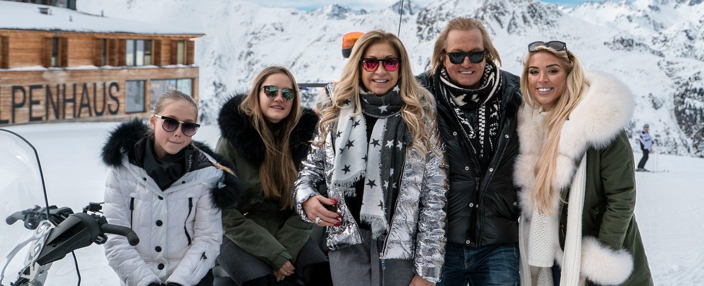 Glamour-Familie macht Ischgl unsicher