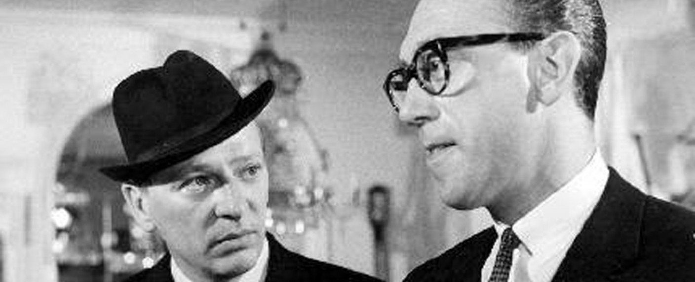 Horst Tappert und Siegfried Lowitz als berühmte Postraubbande