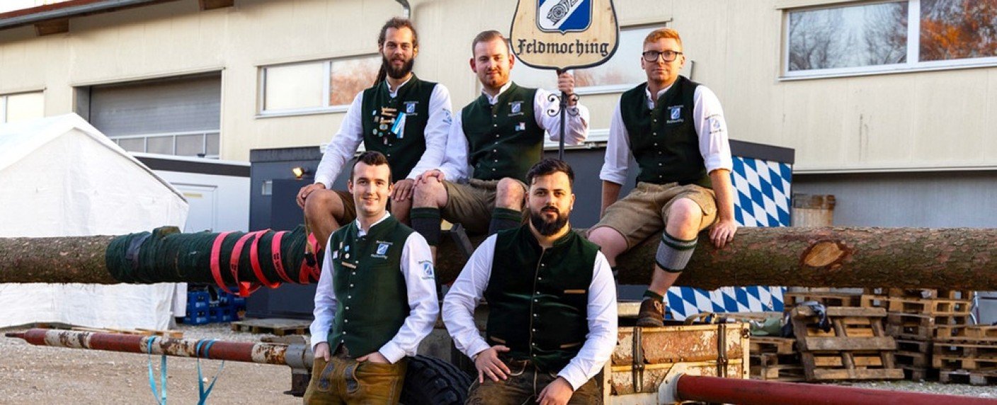 Maibaumstehlen als Wettbewerb für die ARD Mediathek