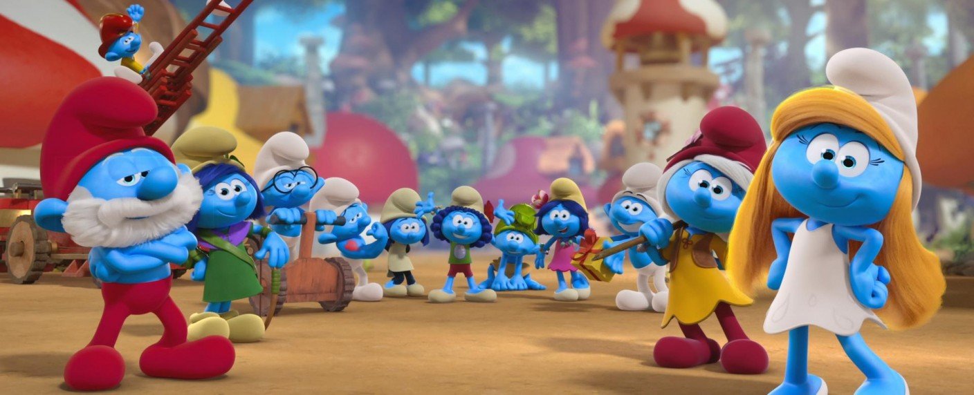 Schlumpf-Marathon zu Ehren des belgischen Comiczeichners Peyo