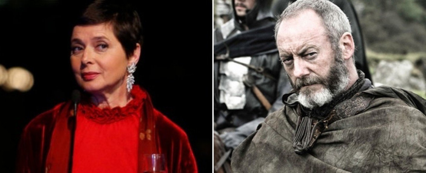 Isabella Rossellini ("Blue Velvet") und Liam Cunningham ("Game of Thrones") im Hauptcast