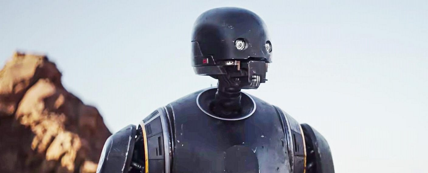 Droide K-2SO neben Cassian Andor