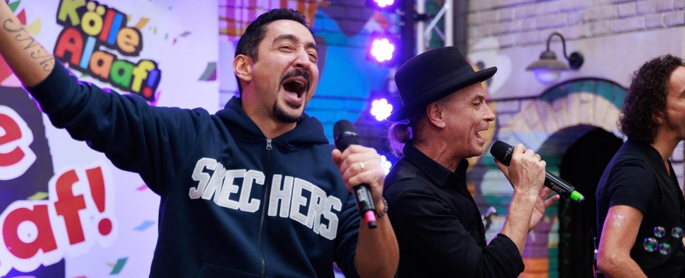 Brings und Eko Fresh an Weiberfastnacht in der Schillerallee