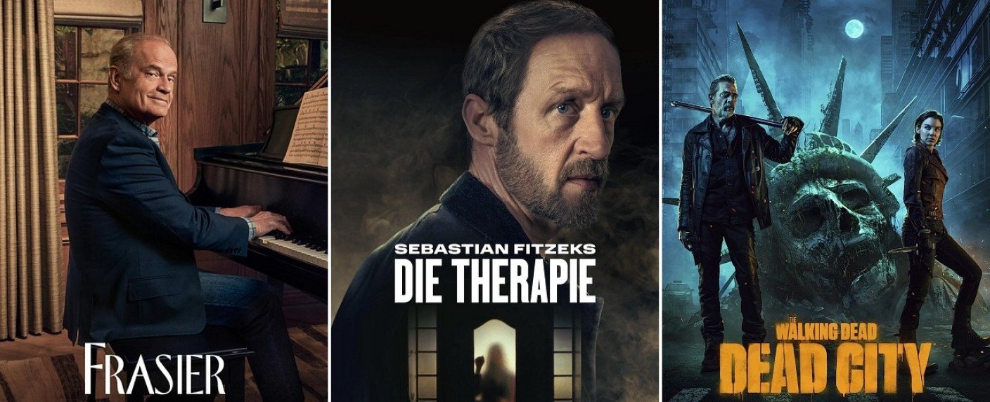 Von Fitzeks "Die Therapie" bis "The Walking Dead: Dead City", von "Frasier" bis "Club Las Piranjas"
