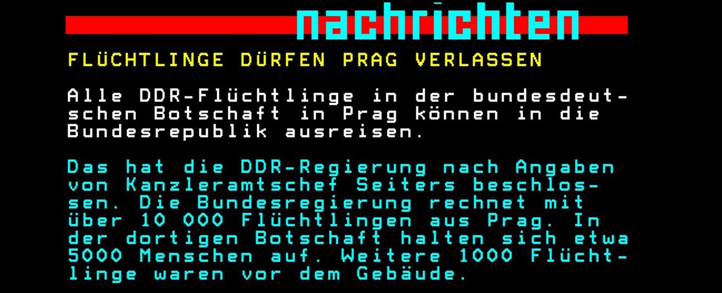 Wiederhergestellte Seiten aus dem Jahr 1989