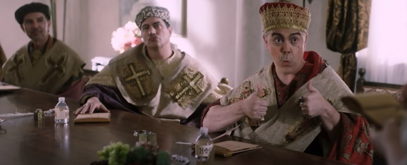 Danny DeVito, David Duchovny und Johnny Knoxville in "History of the World, Part II"