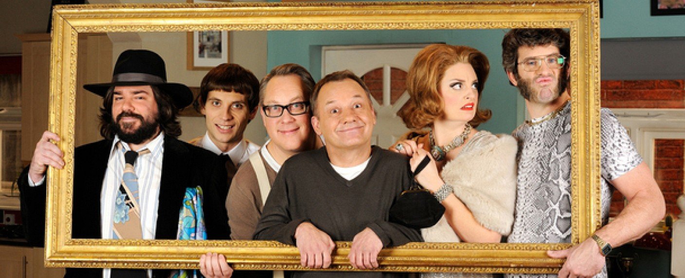 Vic Reeves und Bob Mortimer probieren britische Männerwirtschaft