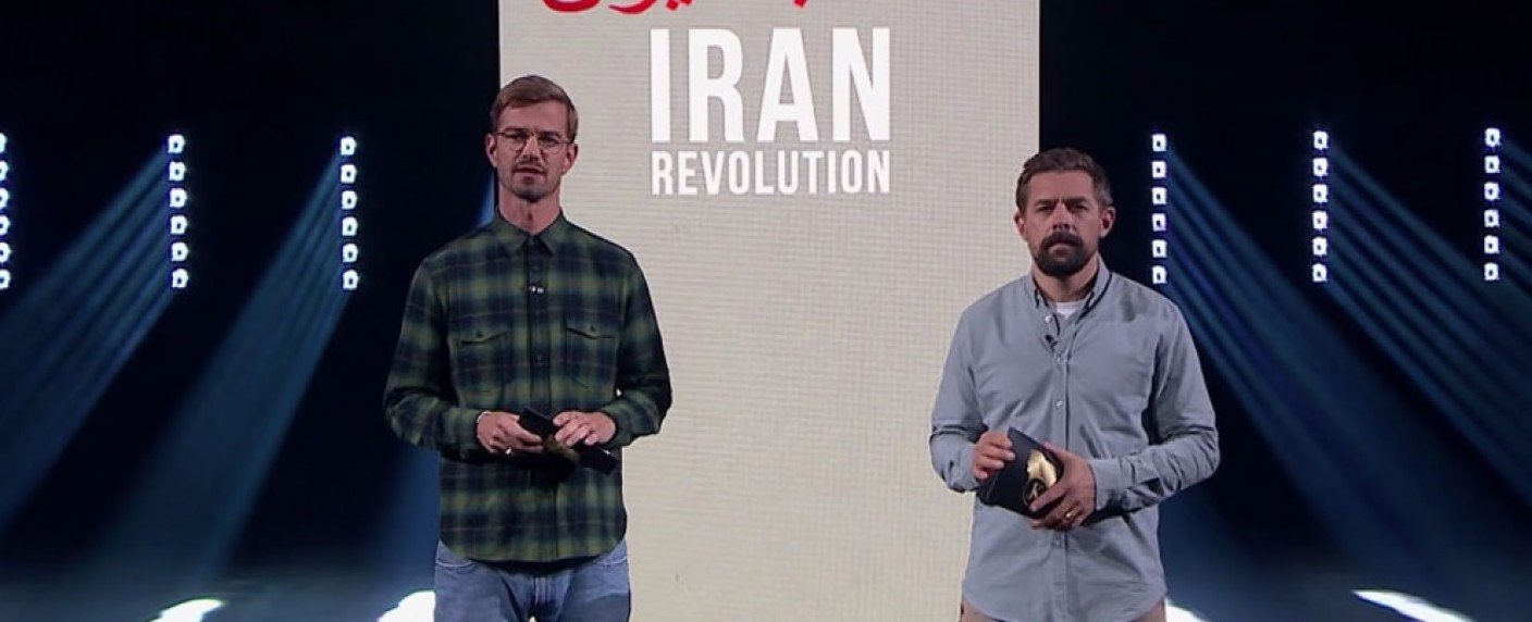 Entertainer setzen in eindringlichen 15 Minuten ein Zeichen der Solidarität