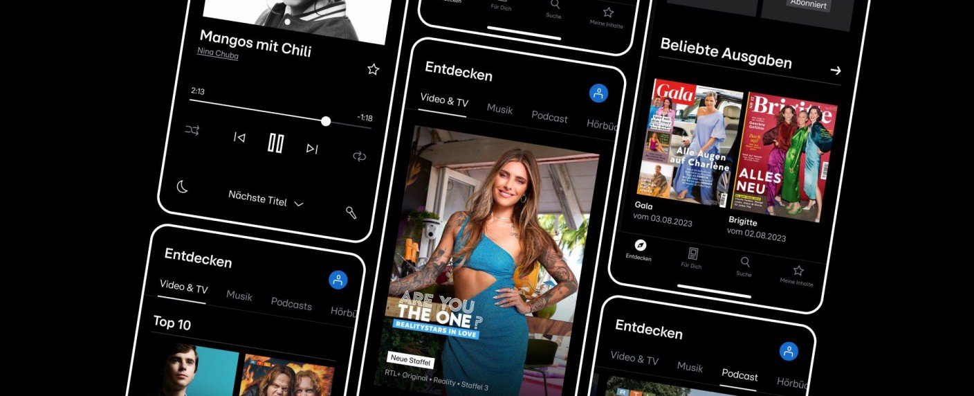 Video, Musik, Podcasts, Hörbücher und Magazine