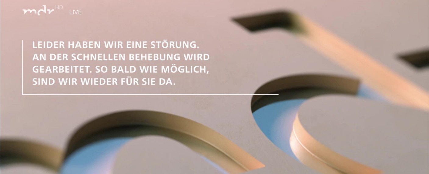 Live-Sendung "Musik für Sie" musste abgebrochen werden