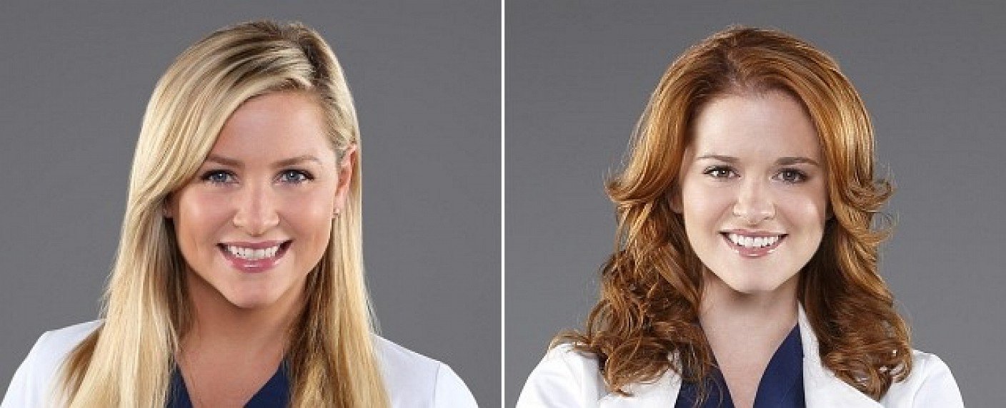Dr. Arizona Robbins und Dr. April Keppner velassen das Grey Sloan Memorial Hospital