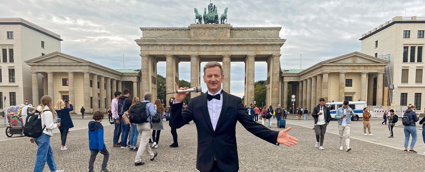 Michael Kessler verwandelt Berlin in seine Showbühne