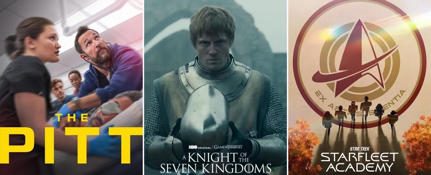Von "The Pitt" bis "Star Trek: Starfleet Academy", von "A Knight of the Seven Kingdoms" bis "Wonder Man"